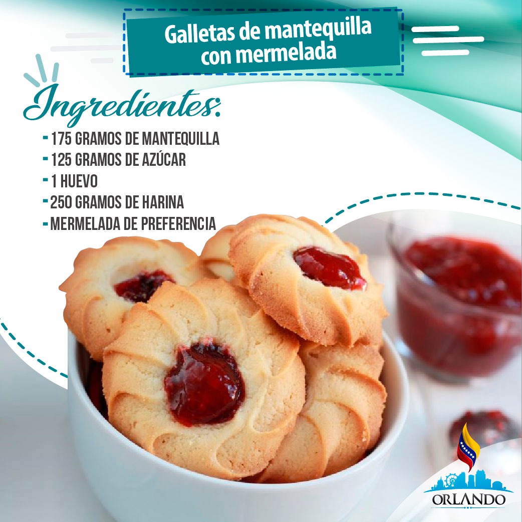 Galletas de Mantequilla con Mermelada