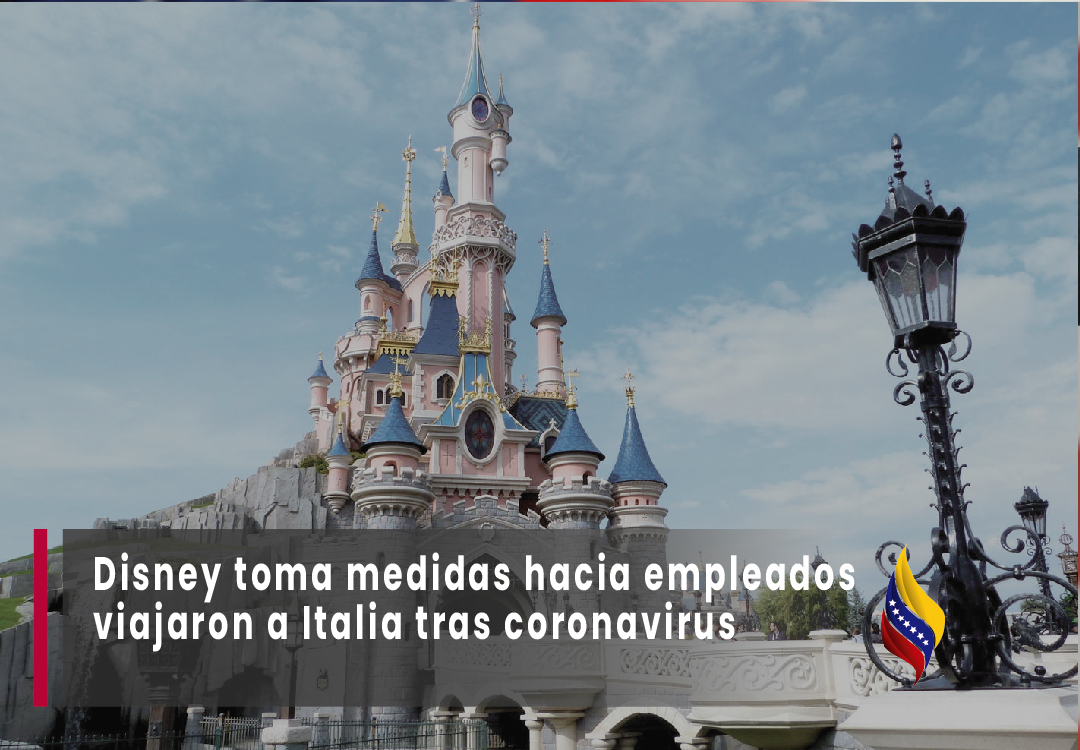 Disney toma medidas hacia empleados que viajaron a Italia tras coronavirus