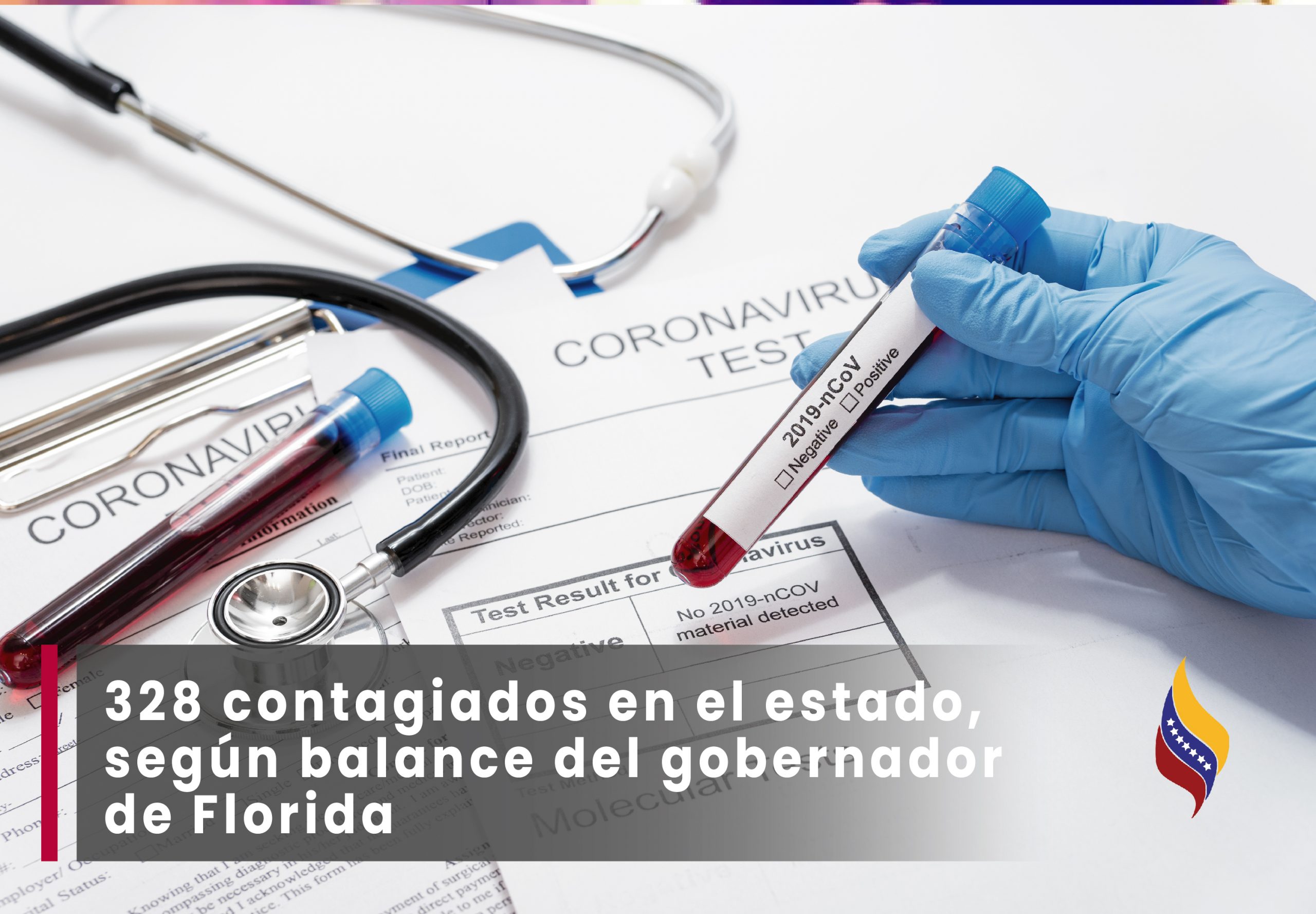 328 contagiados en el estado,  según balance del gobernador de Florida