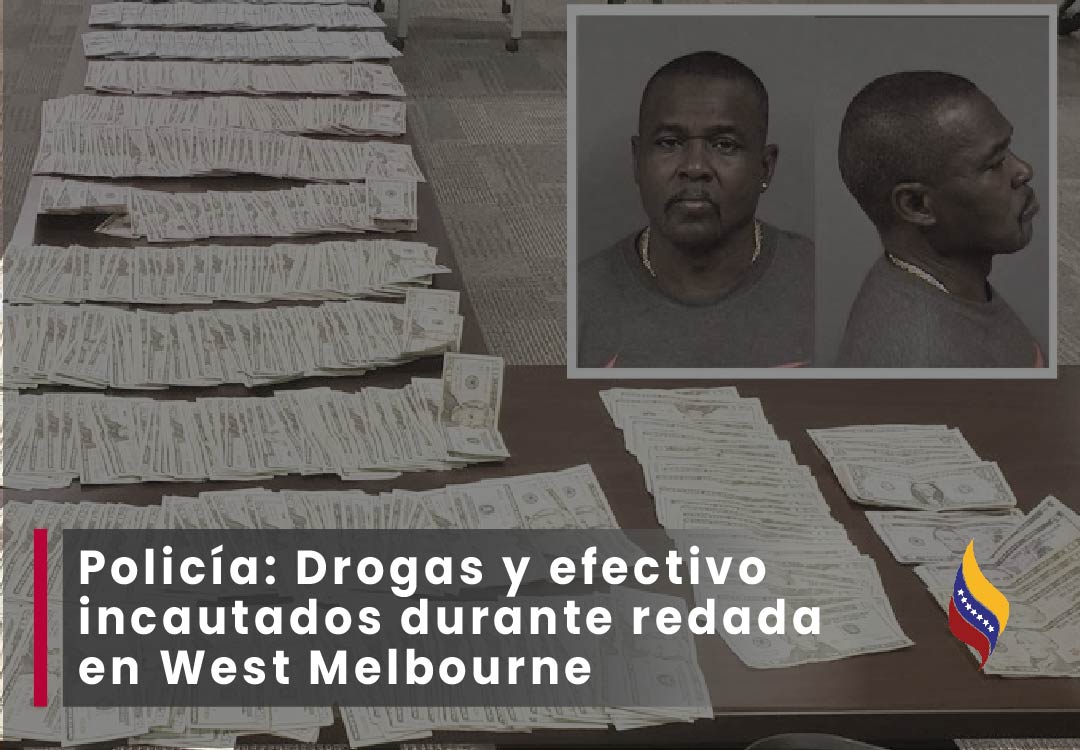 Policía: Drogas y efectivo incautados durante redada en West Melbourne
