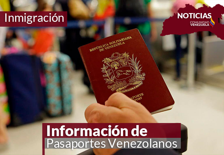 Información sobre pasaportes venezolanos