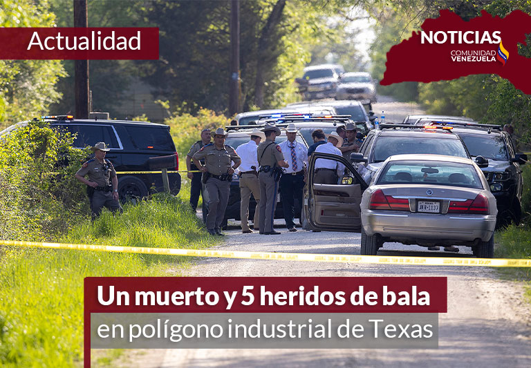 Un muerto y 5 heridos de bala en polígono industrial de Texas